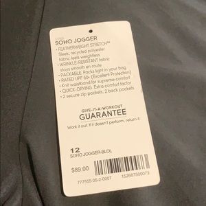 Athleta Soho Jogger in dark charcoal - 12
